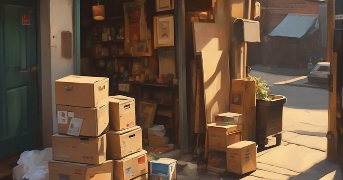 이사 전날의 그림 정리